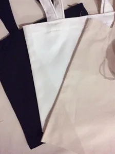 Einfache segeltuch tasche baumwolle wiederverwendbar einkaufstasche minimalistisch diy rohling