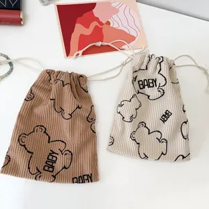 Cord Kordelzug Kosmetiktasche Mini Reise Make-up Organizer Beutel Kleiner Aufbewahrungsbeutel Für Lippenstift Schmuck Kleinkram Beutel Damen Mädchen