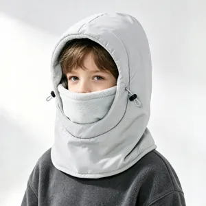 Winter thermisch winddicht fietsen balaclava fleece gevoerd capuchon dikke warme ski muts