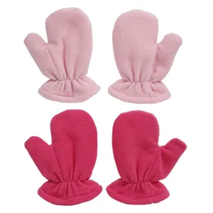 Kinder Winter Polarfleece Fäustlinge Warm Verdicktes Fleecefutter Handschuhe Für Baby Jungen Mädchen Kleinkinder Alltag Draußen