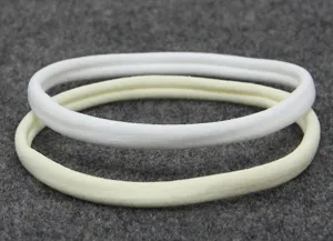 Close-up detail of soft elastic baby hair bands, seamless nylon material, gentle comfort.