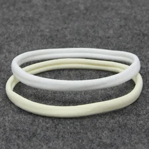 Soft elastic baby hair band detail, seamless nylon material for kids DIY hair bow styling.