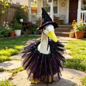 Halloween Witch Hat Purple Spiderweb Skirt Costume Outfit Polyester Lace Mesh Porch Goose Garden Decoration Dress Up