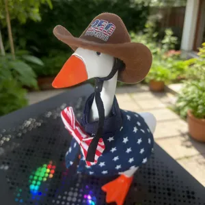 7-inch little goose accessory Independence Day cowboy hat and clothing set with 250 print.