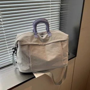 Borsa da viaggio grande capacità per donne borsa a tracolla sportiva tempo libero