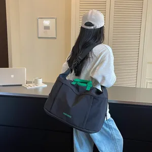 Grande capacita borsa da viaggio per donna, borsa a tracolla sportiva casual per palestra