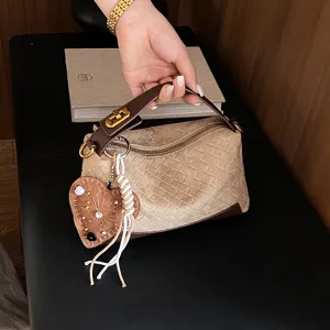 Sac à main tissé rétro femmes luxe designer sac à bandoulière vintage décontracté