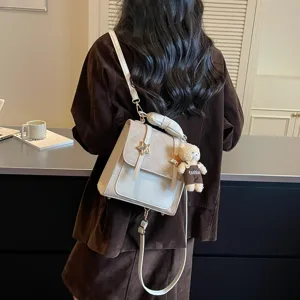 Zaino multiuso da donna elegante quotidiano tempo libero viaggio tracolla chic nuovo.