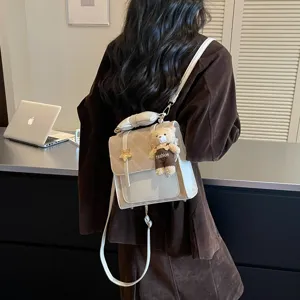 Donna moda piccolo zaino, elegante casual scuola viaggio borsa a spalla comoda chic.