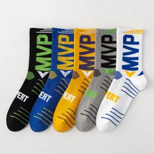 Herren sportliche Crew Socken Set atmungsaktiv Basketball Laufen Socken 5 Paar Packung