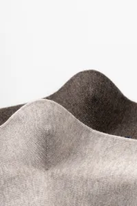 Close-up detail of knitted socks showing soft texture and premium quality fabric.