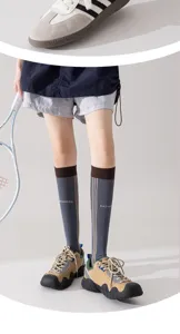 Calcetines deportivos de compresion para mujer elegantes transpirantes running yoga fitness