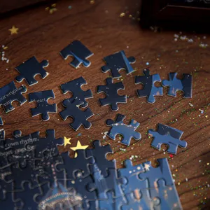 Mr. Papier puzzle de scène de nuit 108 pièces conte de fées puzzle esthétique cadeau détail