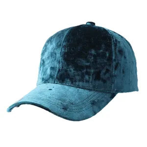 Classico berretto da baseball in velluto invernale tinta unita caldo cappello sportivo