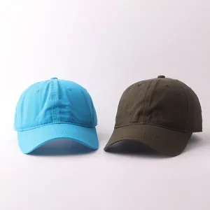 gorra de beisbol lisa de algodon proteccion solar visera rigida vista de producto