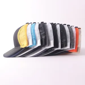 Gorra trucker de malla multicolor transpirable gorra de béisbol de verano estilo