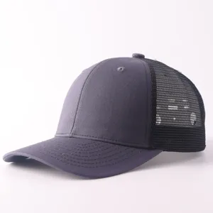 Gorra trucker de malla lisa gorra de béisbol de verano transpirable para unisex
