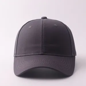 Gorra de béisbol lisa simple corona rígida ala ancha sombrero de sol casual diario
