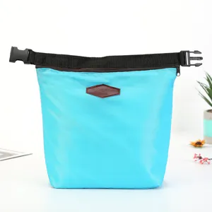 Borsa Pranzo Isolata Portatile Impermeabile Termica Borsa Bento Riutilizzabile Borsa Portaoggetti per Alimenti per Viaggi Picnic
