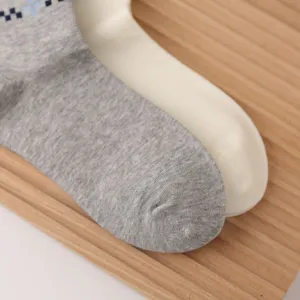 Women mid-calf socks winter warm casual cotton hosiery stylish geometric pattern daily wear