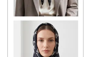 Retro beaded triangle scarf, ethnic style breathable summer headwear and versatile shawl detail.