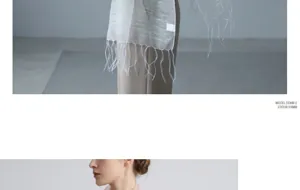 Silk blend scarf women spring long tassel shawl elegant sheer design fashionable accessory.