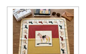 Damen 70cm Seidenschal elegante Pferde Druck Quadrat Halstuch Mode Sonnenschutz Tuch