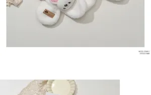Kids plush winter scarf cute cartoon neckerchief warm baby neck warmer fleece soft