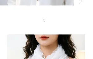 White lace decorative collar scarf detail shot, elegant floral embroidery for women summer stylish.