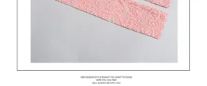 Pink lace sun protection sleeves detail, summer thin breathable arm covers for women.
