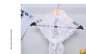 Pañuelo triangular bordado de encaje blanco diseño floral hueco ligero accesorio de mujer