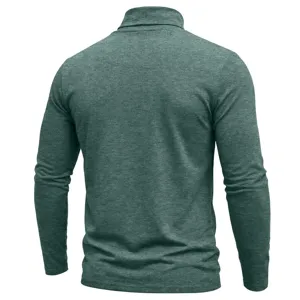 Herren Langarm Rollkragen T-Shirt schmal geschnitten Herbst Winter Thermale Unterwäsche