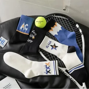 Heren sport sokken ademend katoen stijlvol casual basketbal sokken comfortabel