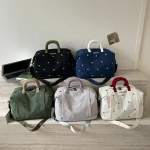 Bolso de viaje de gran capacidad para viajes cortos, bolsa de deporte portatil.