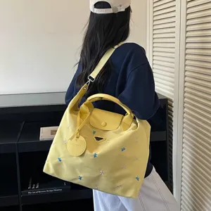 Grote reizen shopper tas voor dames lichte schoudertas voor dagelijks gebruik en werk