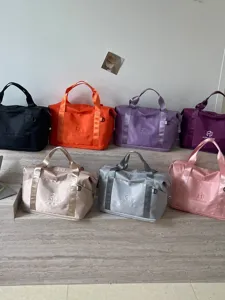 Waterproof Travel Duffel Bag Portable Sports Gym Bag Multi-Color Casual Shoulder Bag Women