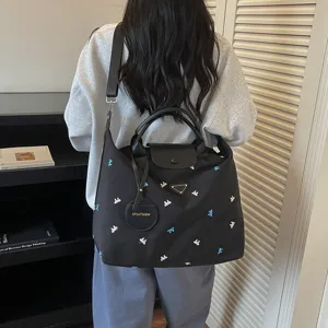 Grote capaciteit reizen shopper tas voor vrouwen casual lichtgewicht schoudertas voor dagelijks