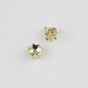 Gold alloy mini umbrella charms pendants for DIY handmade bracelets necklaces jewelry making.