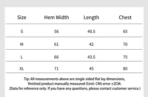 Size chart for women's sports vest, padded yoga top, ribbed fitness underwear sizing guide.
