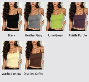 Women's slim fit camisole top variant color detail showcase, comfortable and stylish.