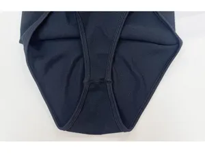 Black seamless yoga jumpsuit shapewear detail view, high elasticity and breathable fabric.