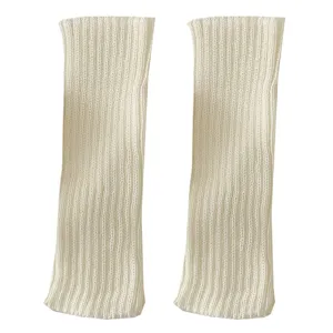 Chauffe-jambes en tricot style japonais pour femmes hiver chaud confortable longues chaussettes.