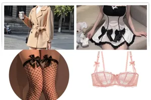 Piccoli fiocchi decorativi in nastro per accessori abbigliamento e lingerie dettaglio