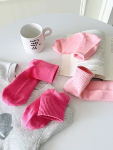 Damen atmungsaktive Mesh Kurzsocken, stylische Fruehling Sommer Freizeitsocken Baumwolle.