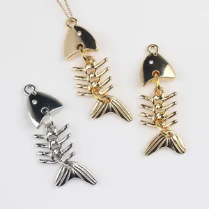 Ciondoli a Lisca di Pesce in Lega Accessori per Gioielli Fai da Te per Bracciali Collane Orecchini Strass Ciondoli Donna Regalo