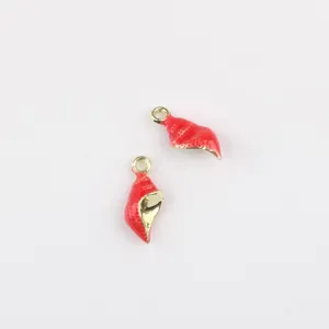 Pendentif mini coquillage en alliage goutte d'huile pour collier bracelet DIY charm.