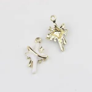 Ciondolo stella in lega minimalista ciondolo DIY per collana braccialetto orecchini accessori