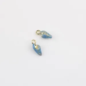 Mini pendentif coquillage en alliage pour bracelet collier DIY accessoires de bijoux.