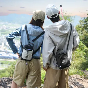 Zaino a tracolla multifunzionale da esterno con coulisse, borsa sportiva da trekking.