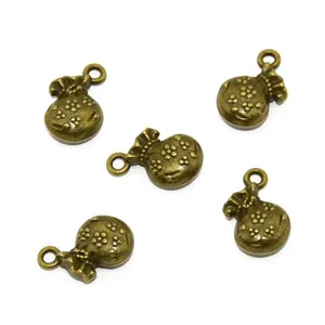 Antikbronze Gelbbeutel Anhänger Legierung DIY Schmuck Zubehör für Armband Halskette Schlüsselanhänger